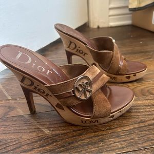 Pre owned Christian Dior heels in mint condition